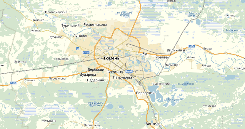 Карта доставки бетона